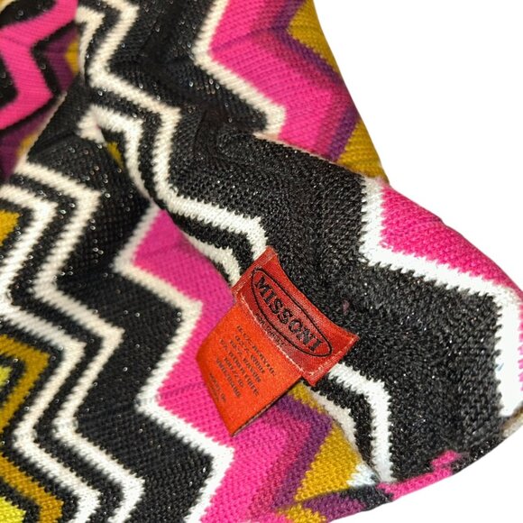 missoni NEW un worn signature chevron zig zag infinity scarf - Picture 4 of 4